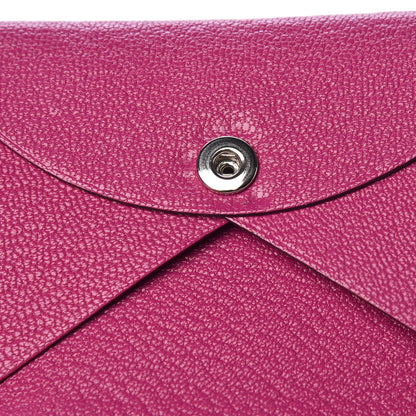 Hermes Chevre Mysore Calvi Card Case Rose Pourpre 8 of 9