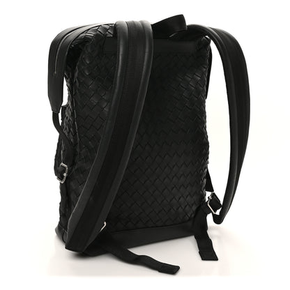 Bottega Veneta Calfskin Intrecciato Hydrology Backpack Black 3 of 9