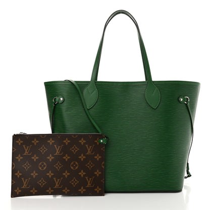 Louis Vuitton Epi Neverfull MM Borneo Green 3 of 10
