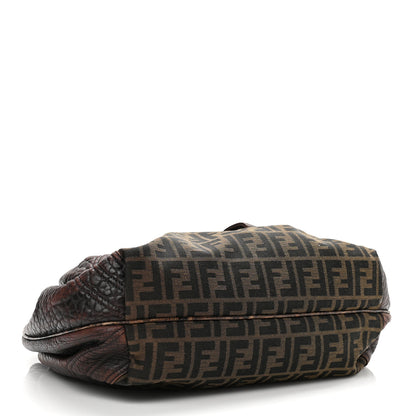 Fendi Zucca Nappa Nuvolata Vitello Tortuga Spy Tobacco Moro 4 of 15