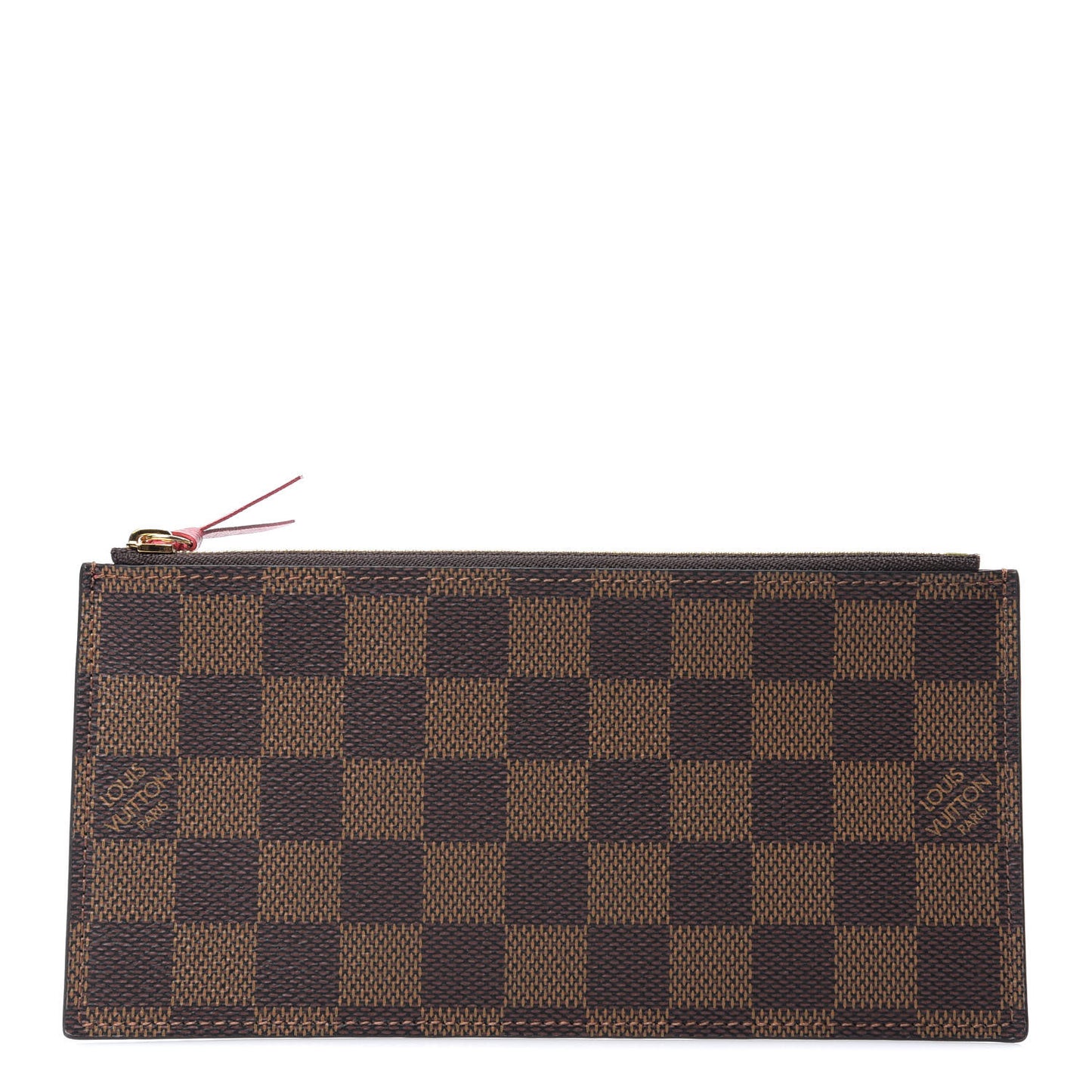Damier Ebene Felicie Chain Wallet Zippered Insert