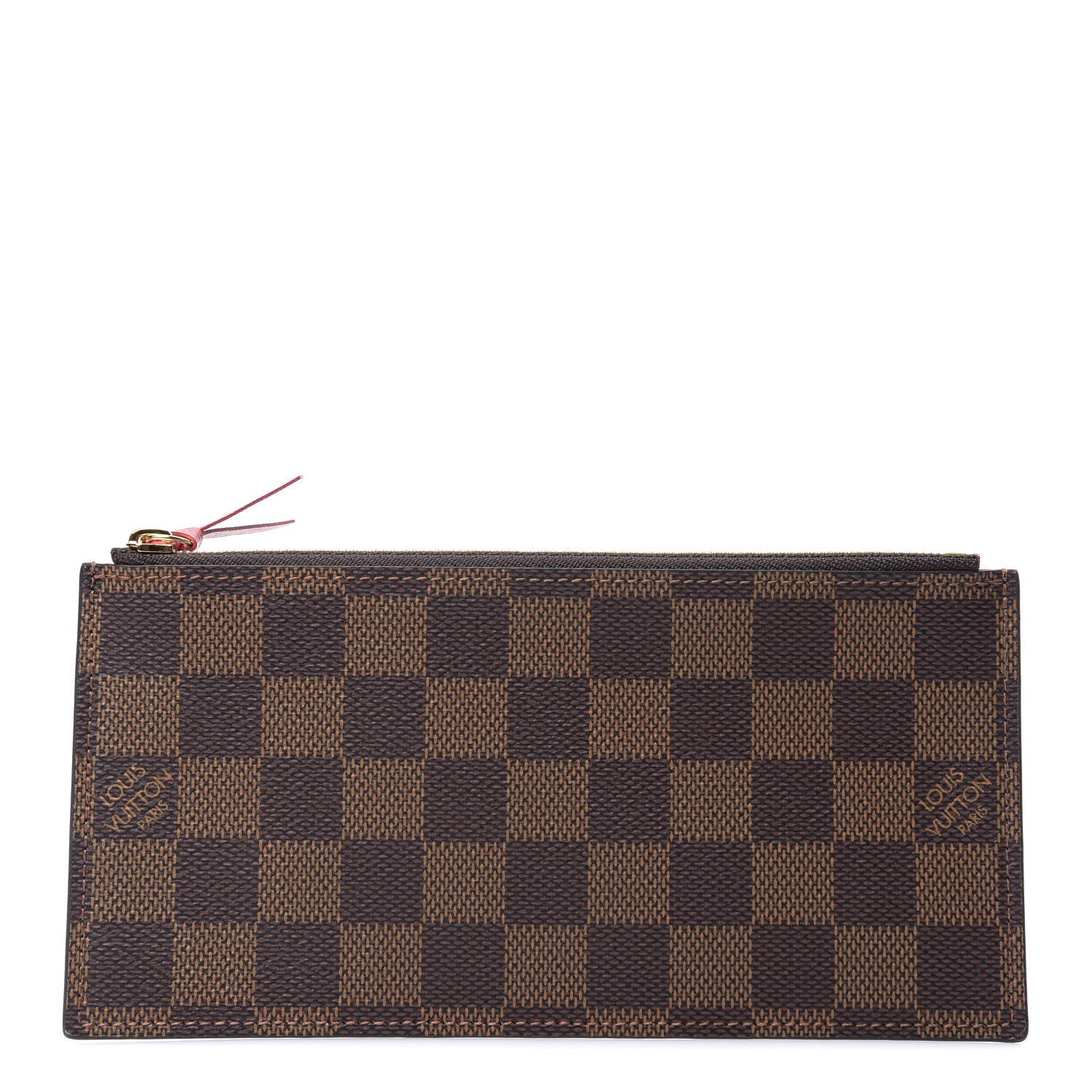 Louis Vuitton Damier Ebene Felicie Chain Wallet Zippered Insert 1 of 5