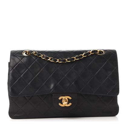 Chanel Lambskin Quilted Medium Double Flap Black 1 of 11