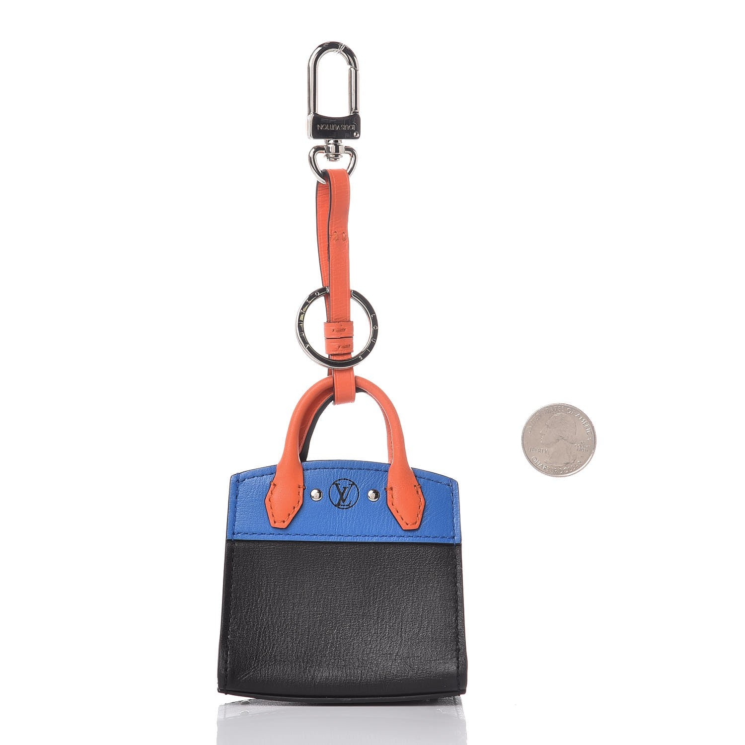 Louis Vuitton City Steamer Bag Charm Black 2 of 4