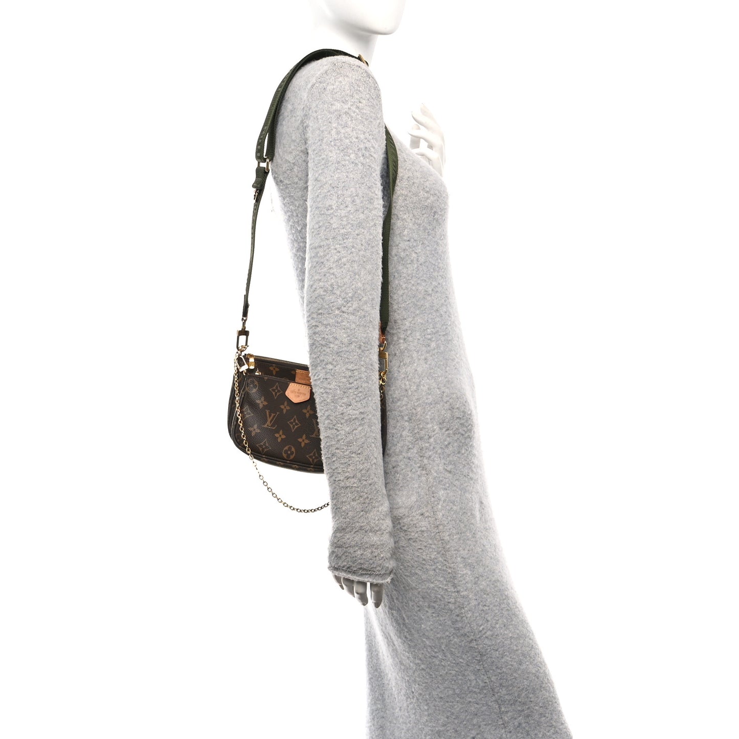 Monogram Multi Pochette Accessories Kaki