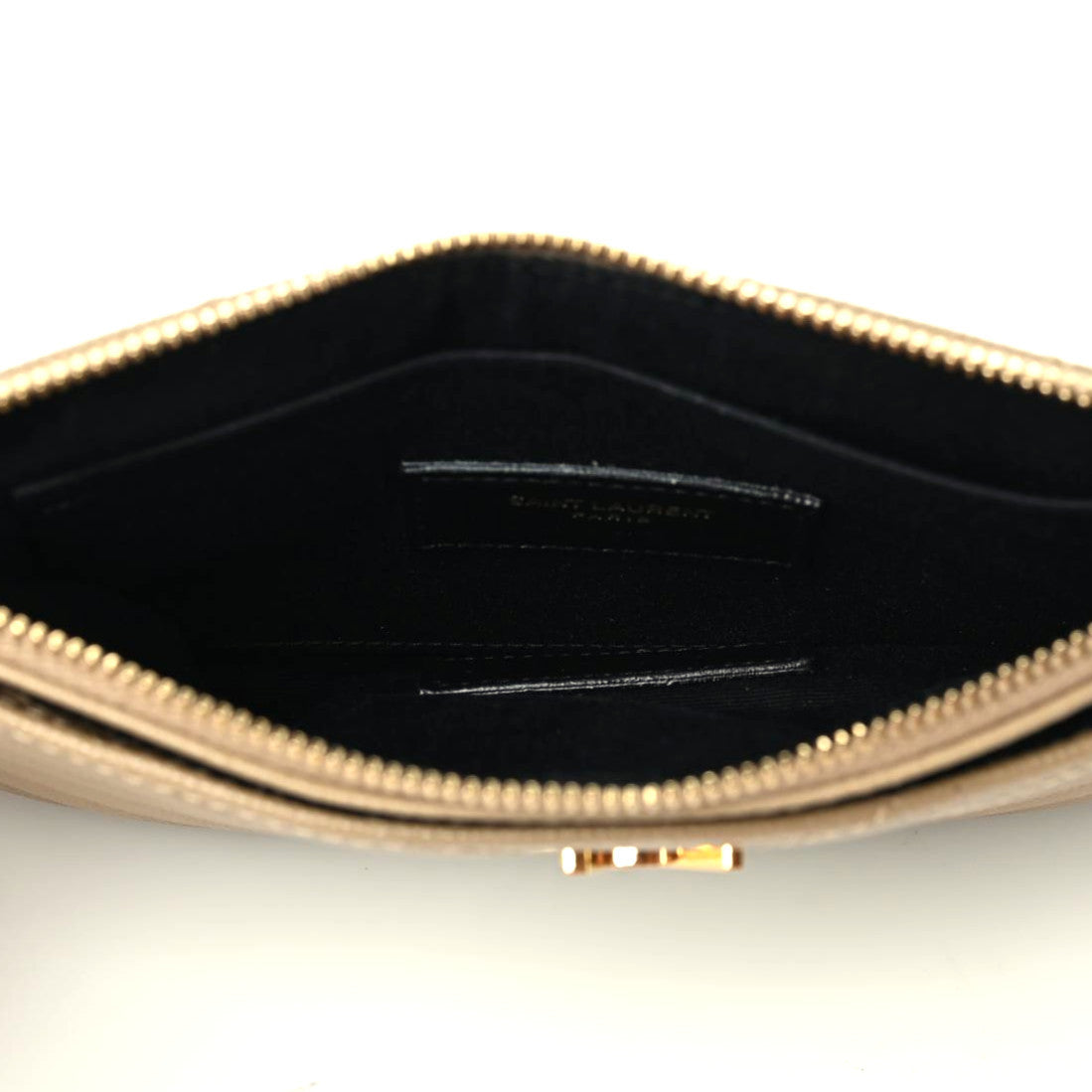 Grain De Poudre Chevron Monogram Bill Pouch Dune