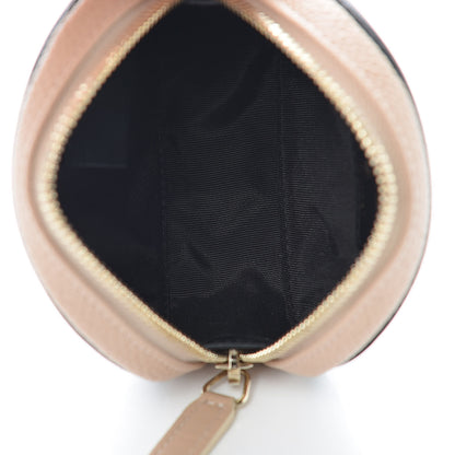 Chanel Caviar Quilted Filigree Zip Around Classic Coin Purse Beige Black 5 of 8