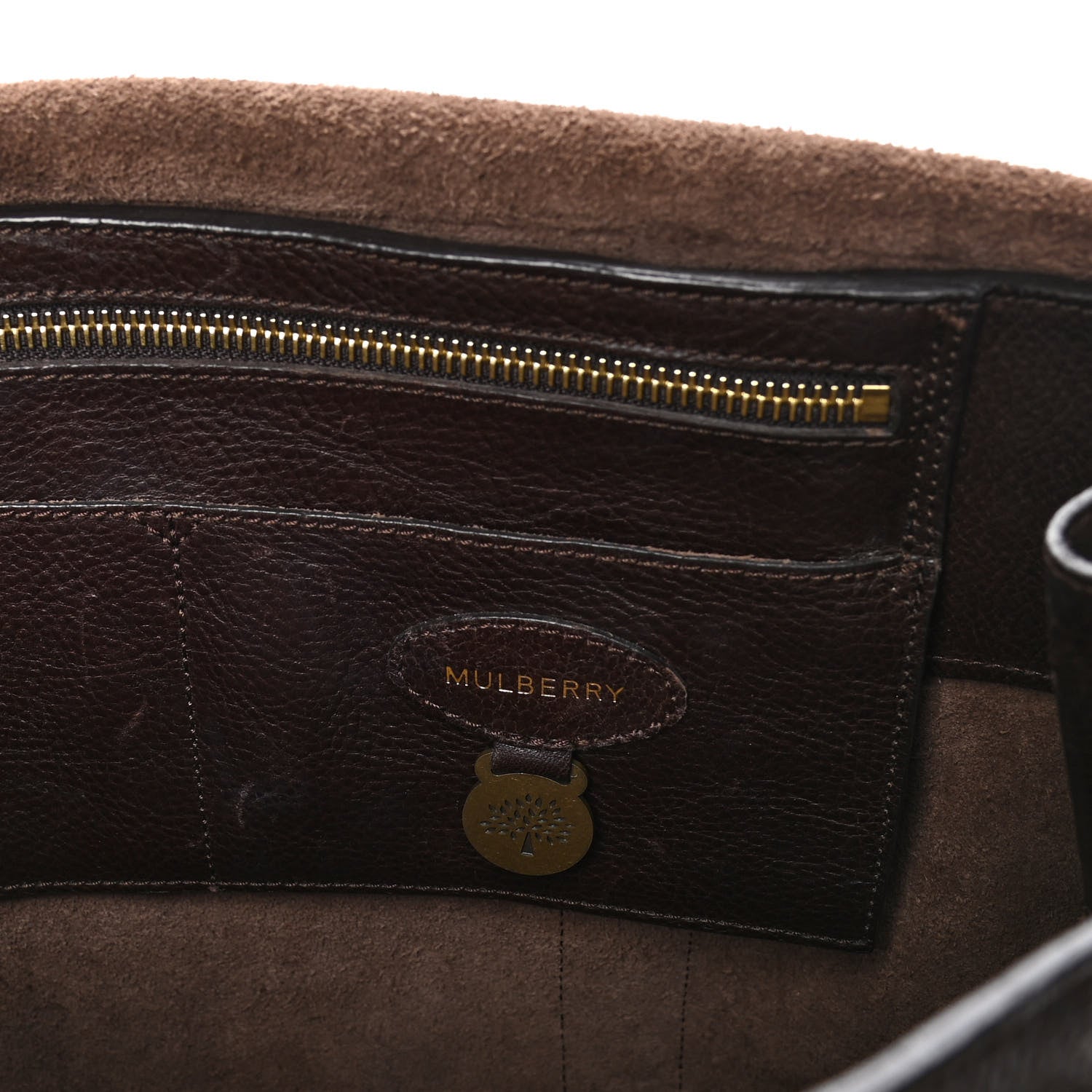 Mulberry Classic Grain Calfskin Bayswater Chocolate 6 of 8