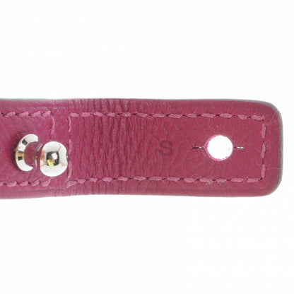 Hermes Epsom Baby Pavane Double Tour Bracelet Small Magenta 4 of 6