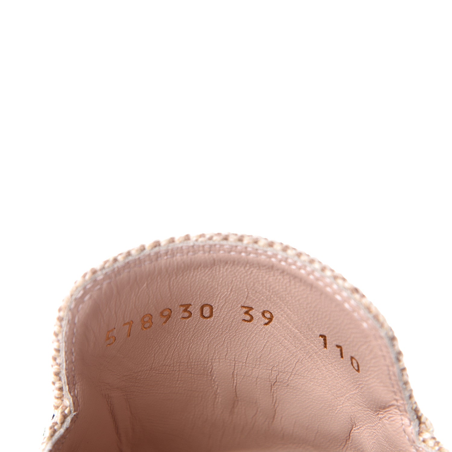 Gucci Canvas Vintage Charlotte Web Womens Princetown Slippers 39 Sand New Shamarock 10 of 11