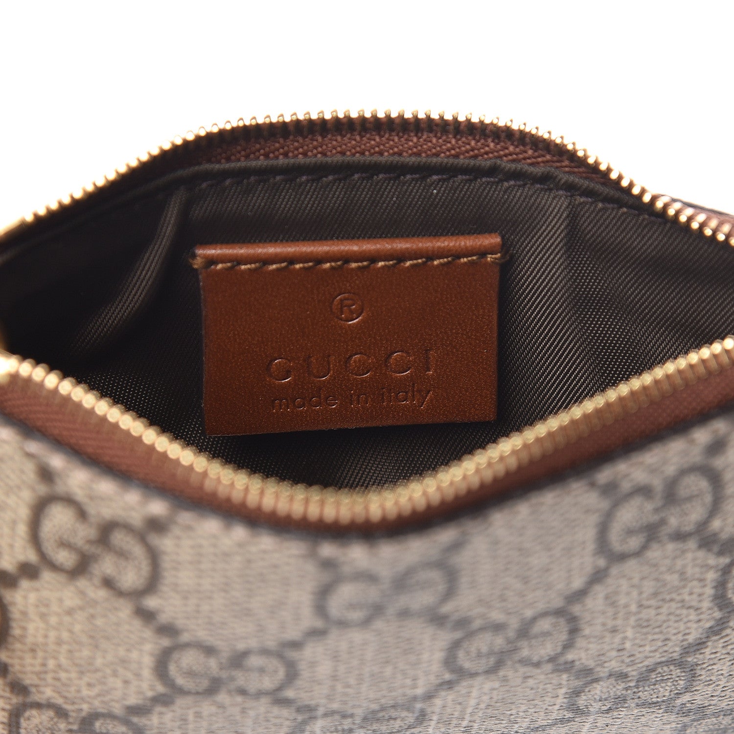 Gucci GG Supreme Monogram Key Case Brown 6 of 7