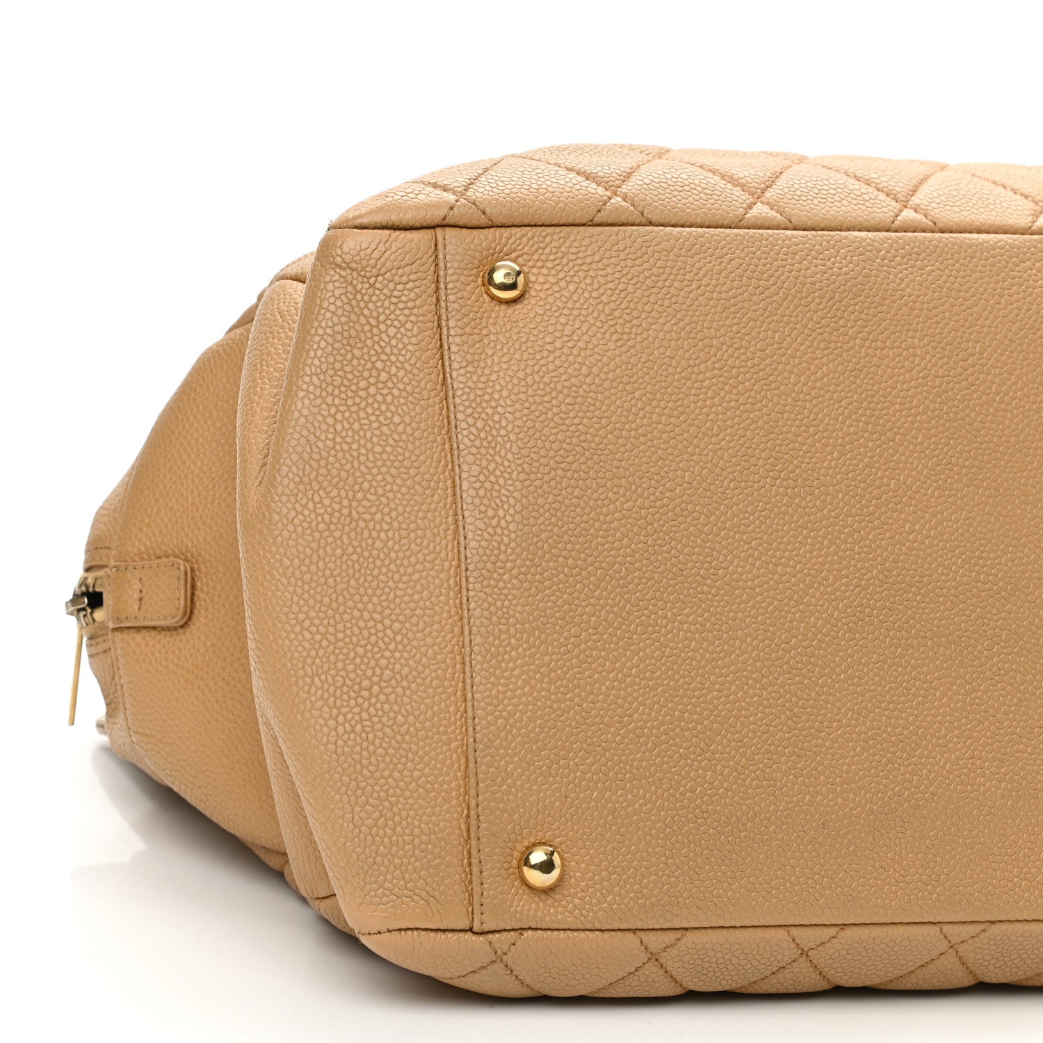 Chanel Caviar Quilted Grand Timeless Tote GTT Beige 9 of 14