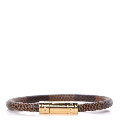 Louis Vuitton Damier Ebene Keep It Bracelet 17 1 of 5