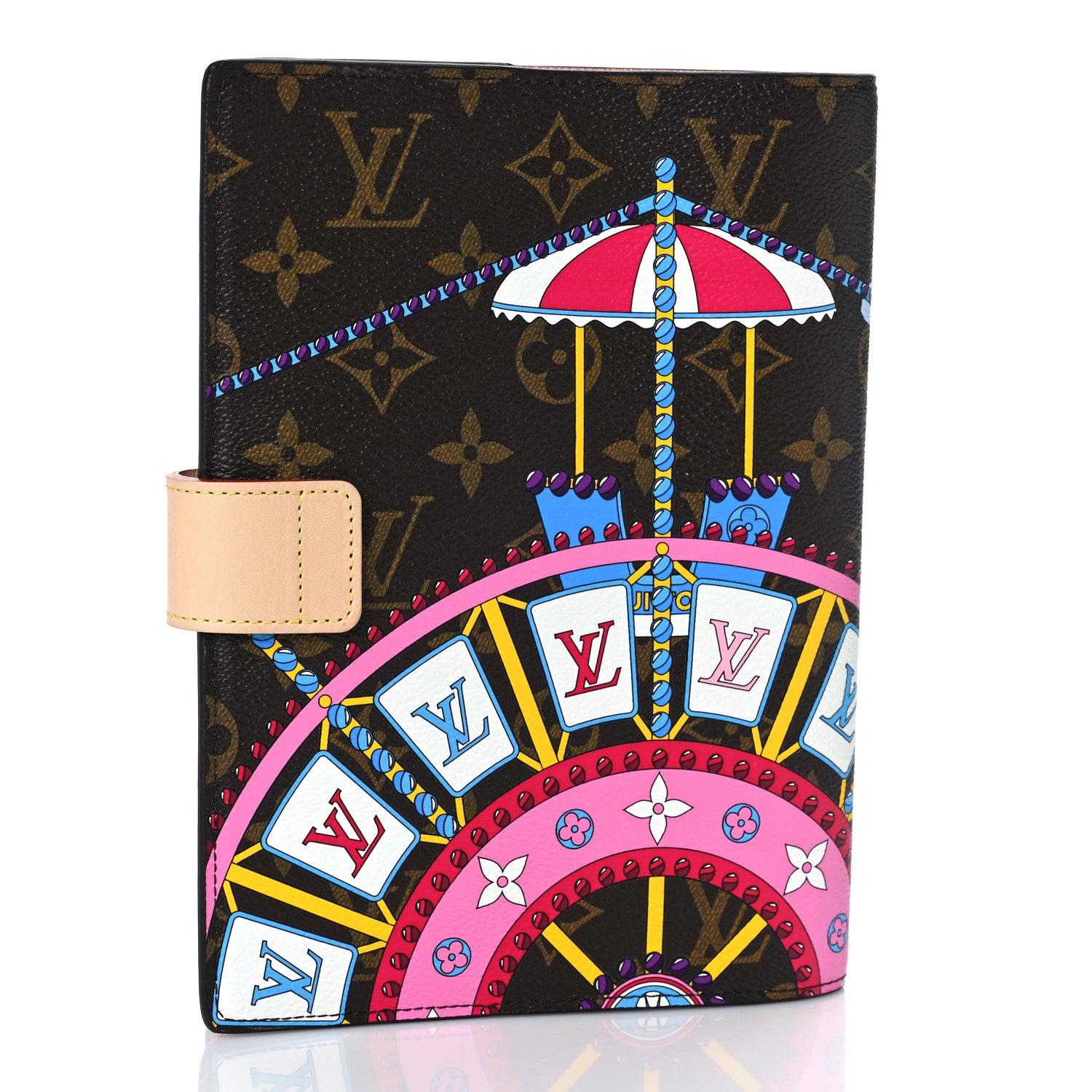 Louis Vuitton Monogram 2020 Christmas Animation Big Wheel Paul Notebook Cover 3 of 7