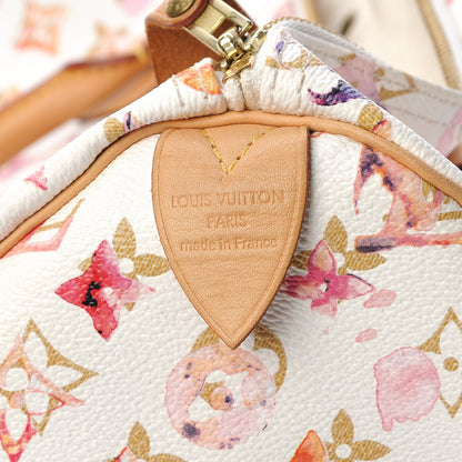 Louis Vuitton Watercolor Aquarelle Speedy 35 White 6 of 7