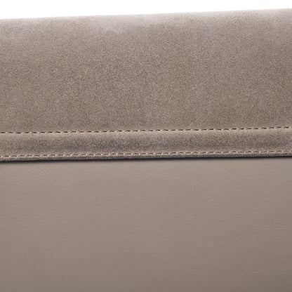 Chloe Suede Calfskin Small Faye Shoulder Bag Motty Grey 8 of 8