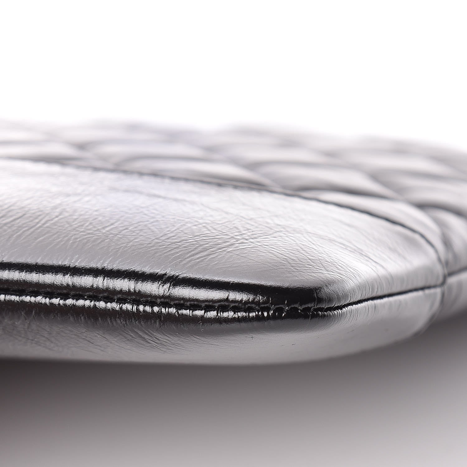 Chanel Aged Calfskin Quilted Medium Gabrielle Cosmetic Case Black 6 of 9