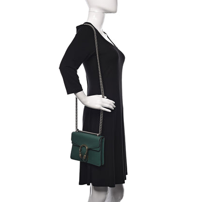 Gucci Calfskin Mini Dionysus Shoulder Bag Emerald 2 of 11