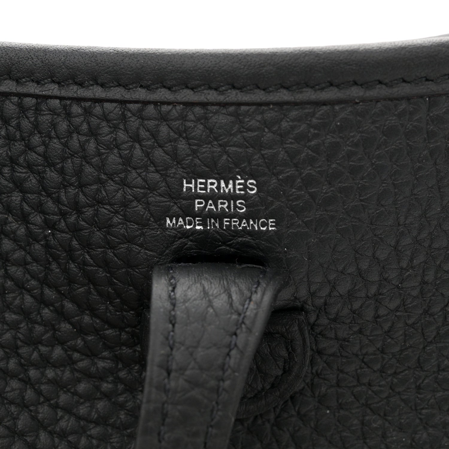 Hermes Taurillon Clemence Evelyne TPM Black 6 of 11