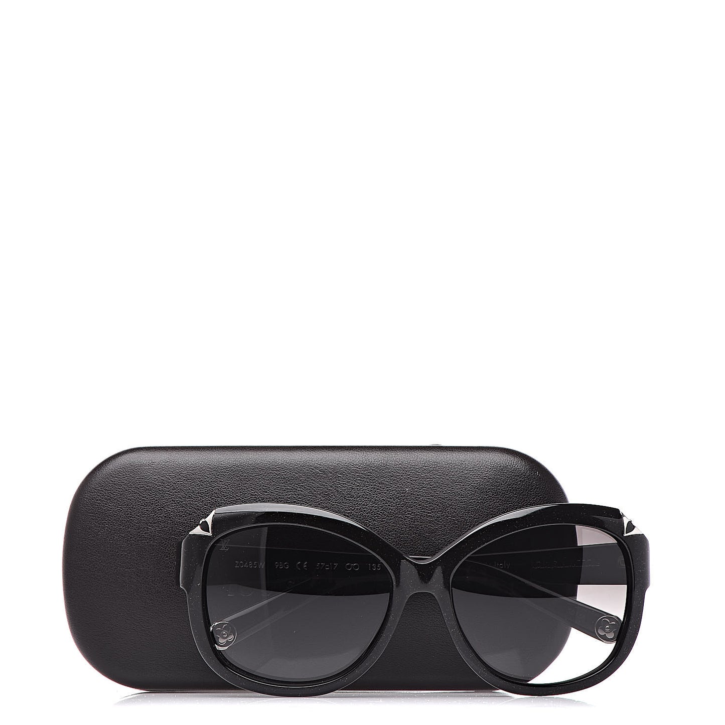 Acetate Hortensia Sunglasses Z0485W Black Glitter