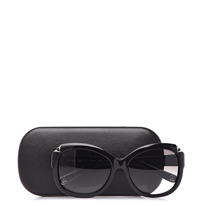 Louis Vuitton Acetate Hortensia Sunglasses Z0485W Black Glitter 8 of 8