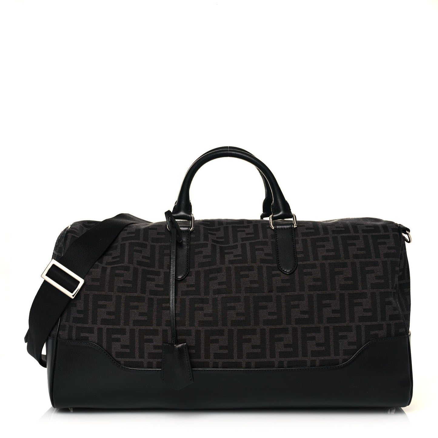 Fabric Jacquard FF 1974 Medium Duffle Bag Multicolor