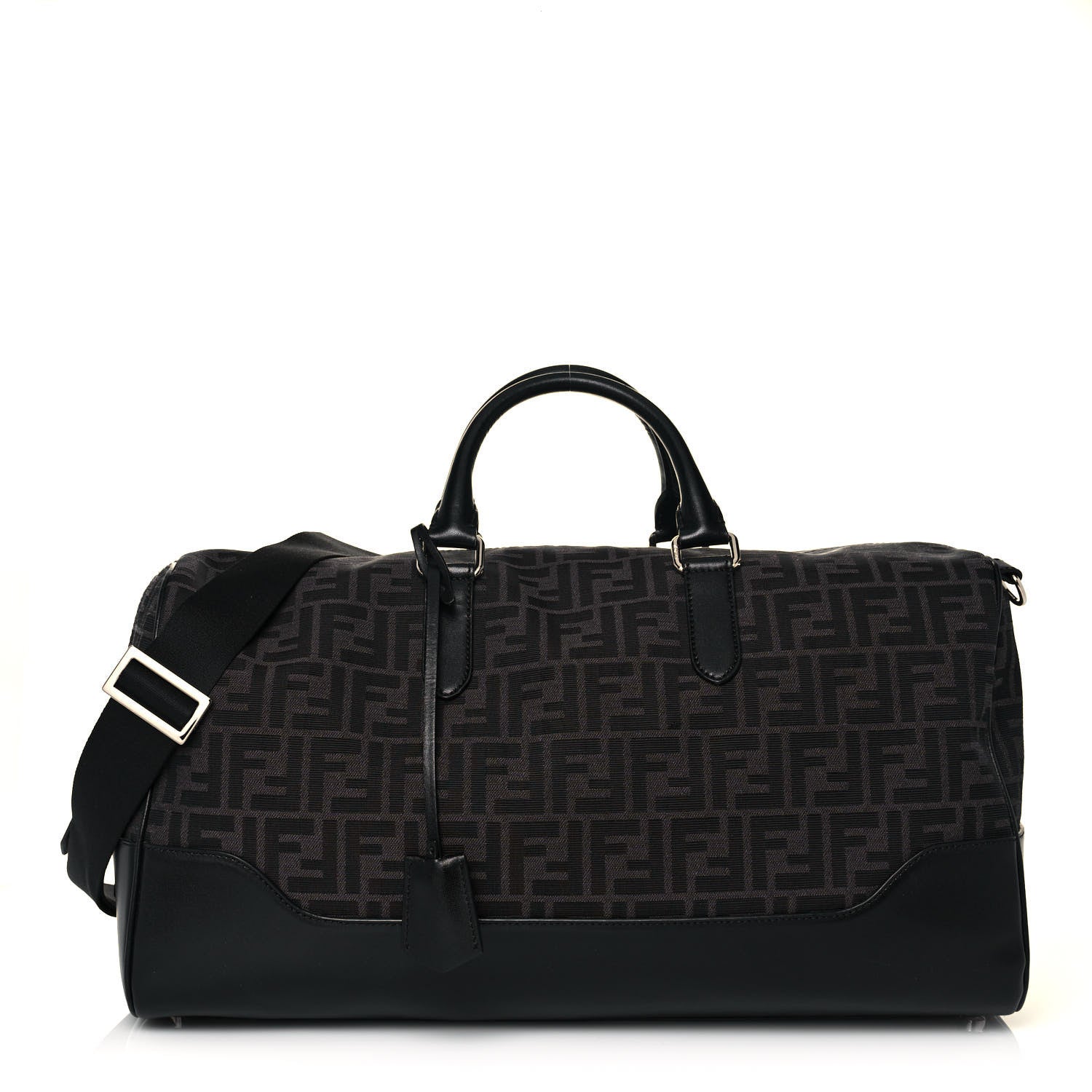 Fendi Fabric Jacquard FF 1974 Medium Duffle Bag Multicolor 1 of 15