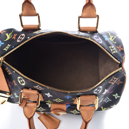 Louis Vuitton Monogram Multicolor Speedy 30 Black 5 of 7
