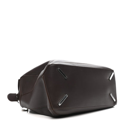 Loewe Nappa Lambskin Large Featherlight Puzzle Bag Dark Chestnut 4 of 15