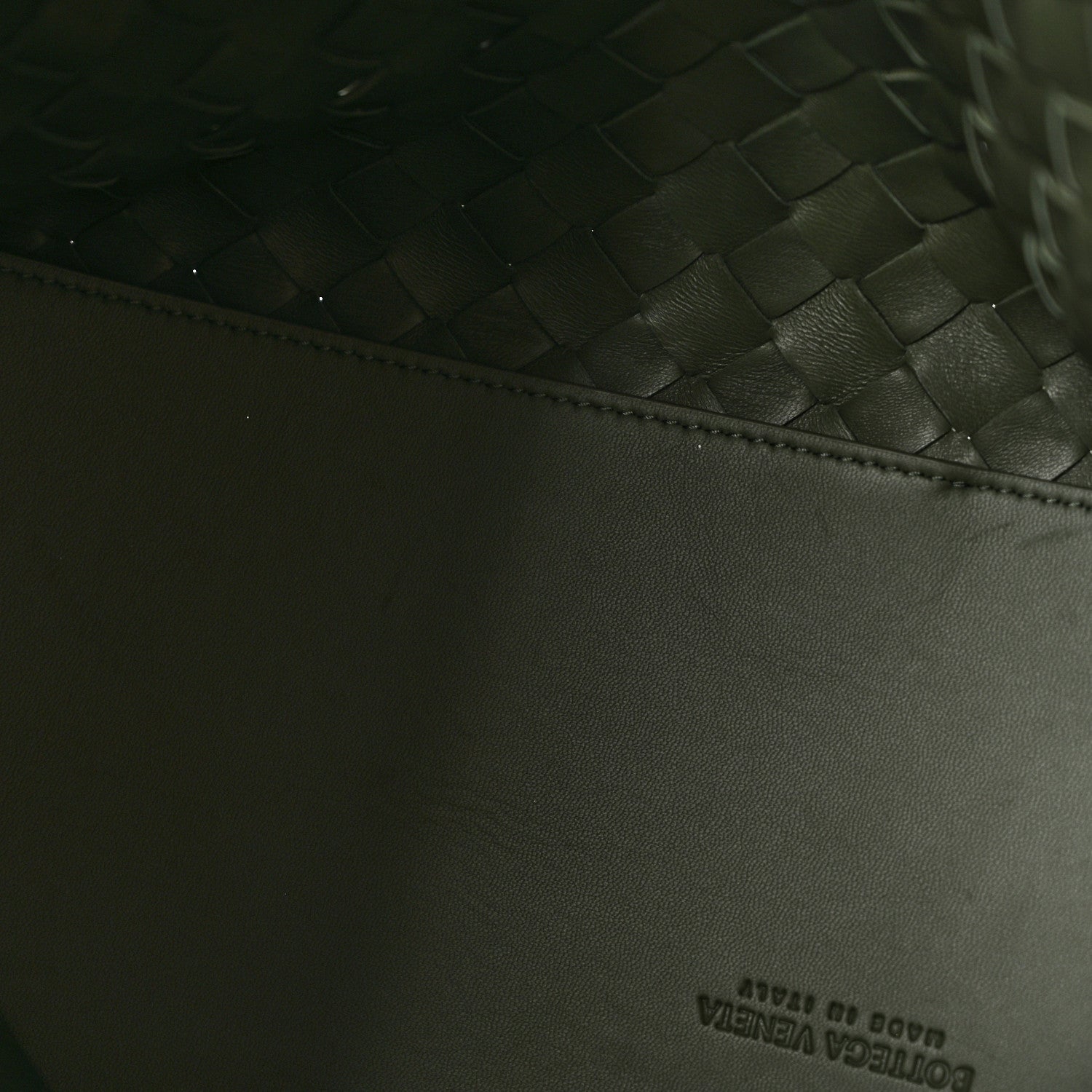 Bottega Veneta Nappa Intrecciato Large Andiamo Shoulder Bag  Aloe 10 of 14