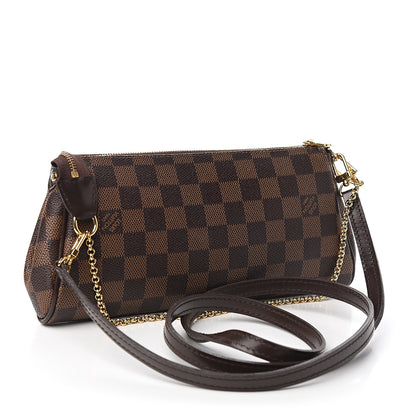 Louis Vuitton Damier Ebene Eva Clutch 2 of 10