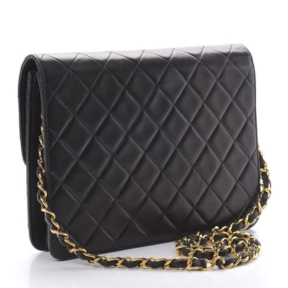 Chanel Lambskin Quilted Small Single Flap Black 3 of 12
