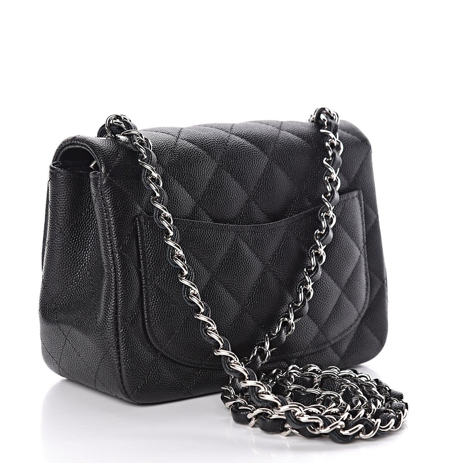 Chanel Caviar Quilted Mini Square Flap Black 3 of 10
