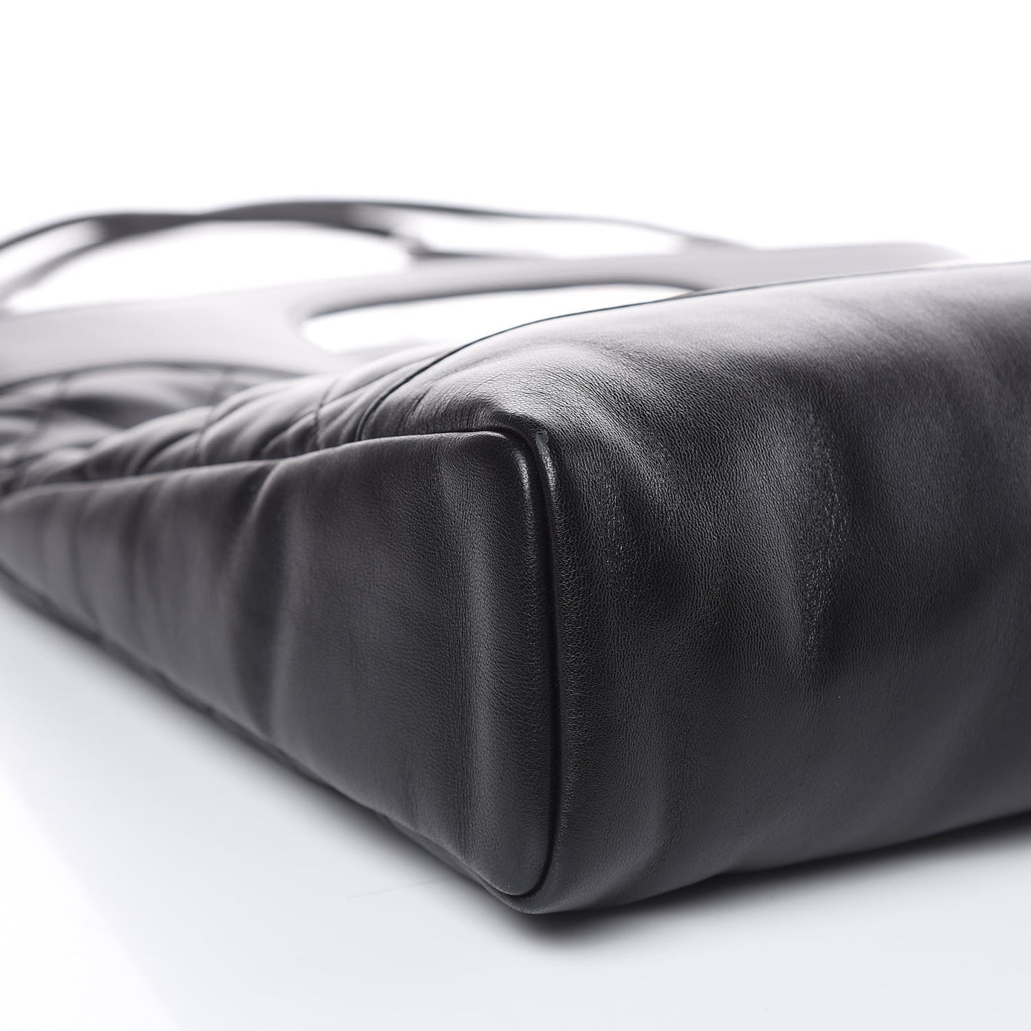 Lambskin Quilted Large 31 Shopping Bag Black
