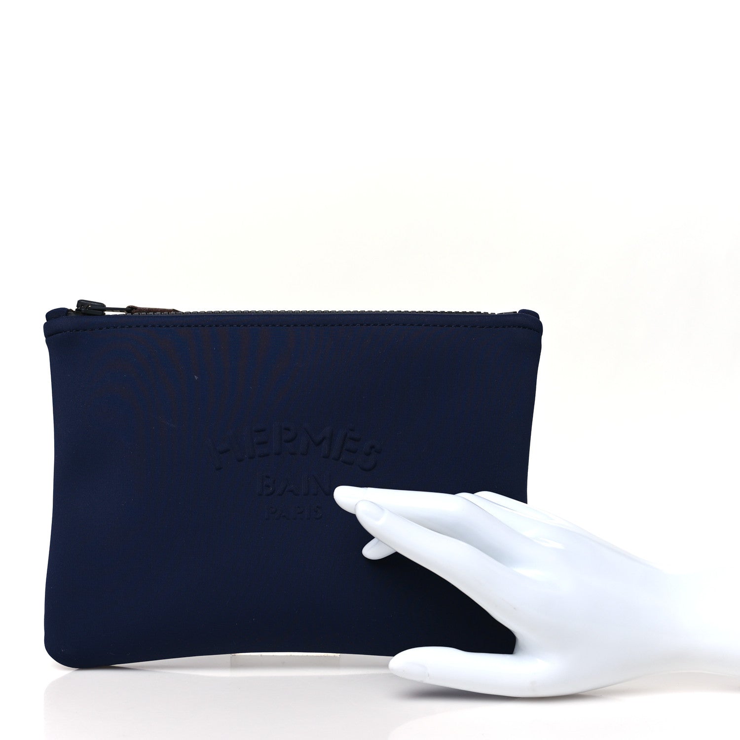 Hermes Neoprene Small Neobain Case Marine 2 of 7