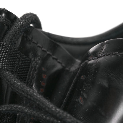Prada Spazzolato Diapason Mens Lace Up Derby Loafers 9 Black 13 of 14