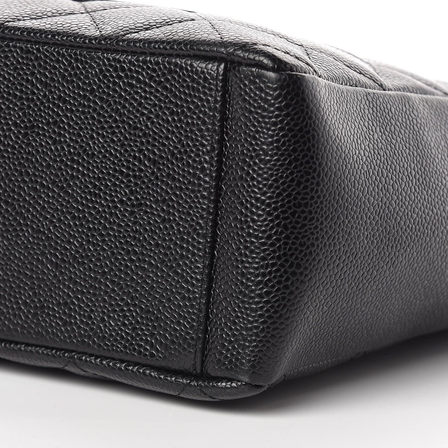 Chanel Caviar Quilted Petit Shopping Tote PST Black 10 of 11
