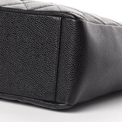 Chanel Caviar Quilted Petit Shopping Tote PST Black 10 of 11