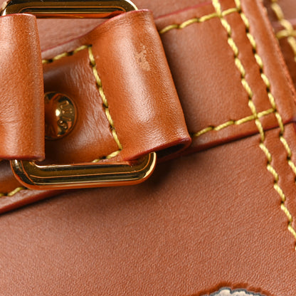 Louis Vuitton Calfskin Catogram Keepall Bandouliere 55  Tan 12 of 12