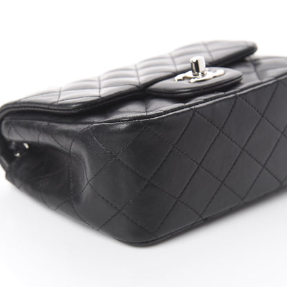 Chanel Lambskin Quilted Mini Square Flap Black 7 of 8