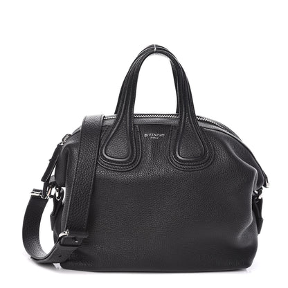 Givenchy Pebbled Calfskin Small Nightingale Black 1 of 9