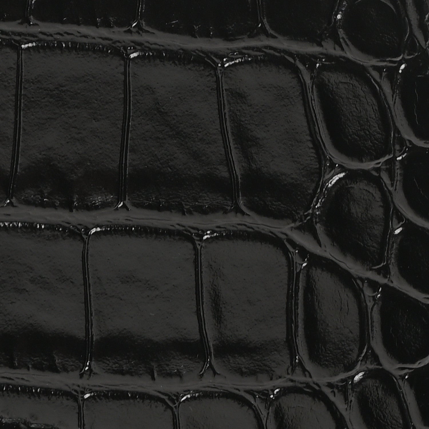 Balenciaga Shiny Super Supple Calfskin Crocodile Embossed Medium XX Flap Bag Black 9 of 11