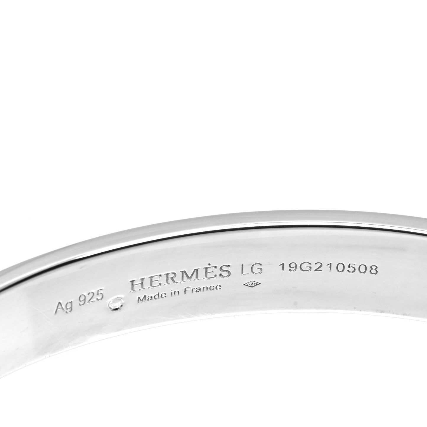 Sterling Silver PM Collier De Chien Bracelet LG