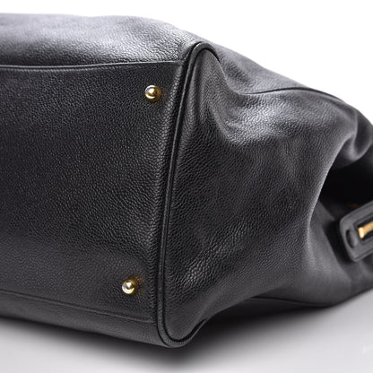 Chanel Caviar XL Weekender Bag Black 13 of 16