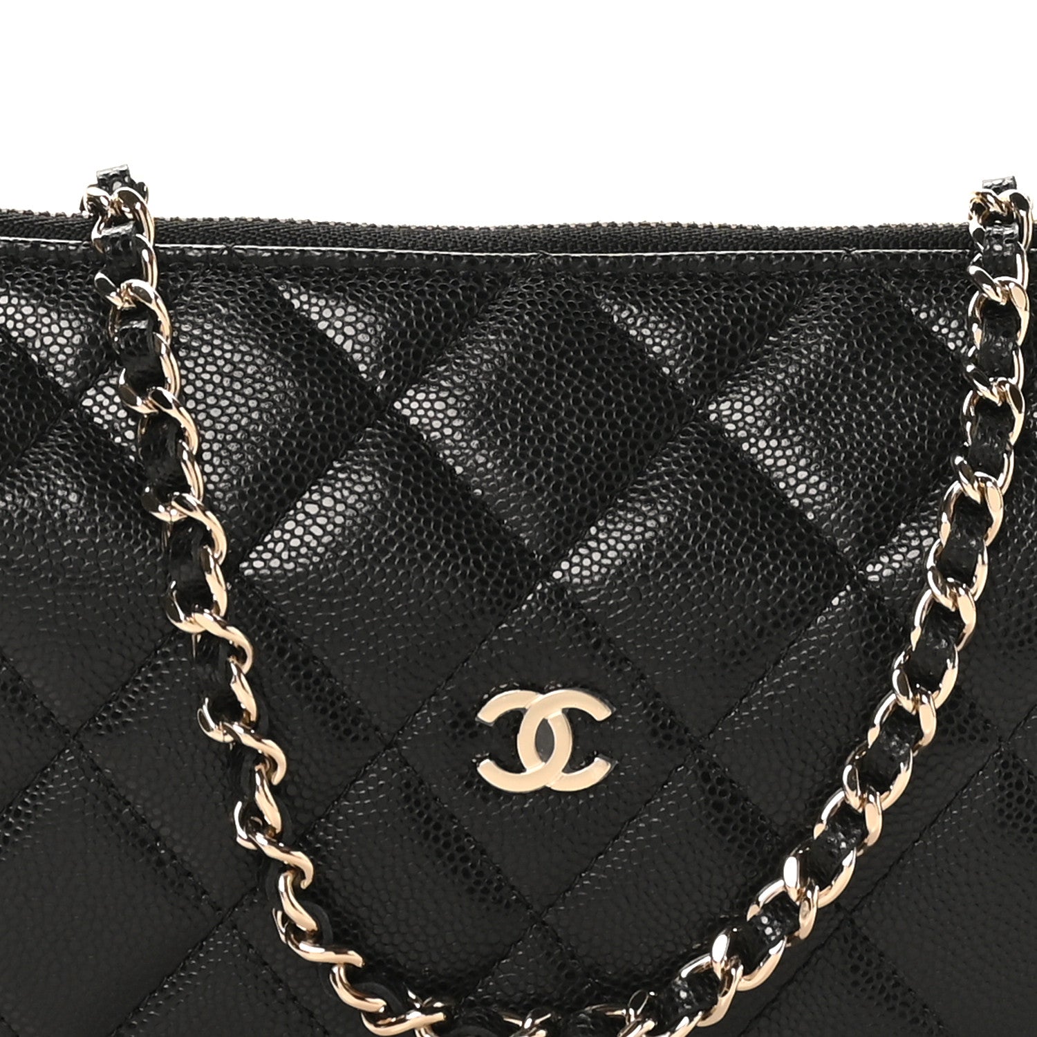 Chanel Caviar Quilted Clutch With Chain Black 8 of 10