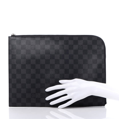 Louis Vuitton Damier Graphite Pochette Jour GM 2 of 10