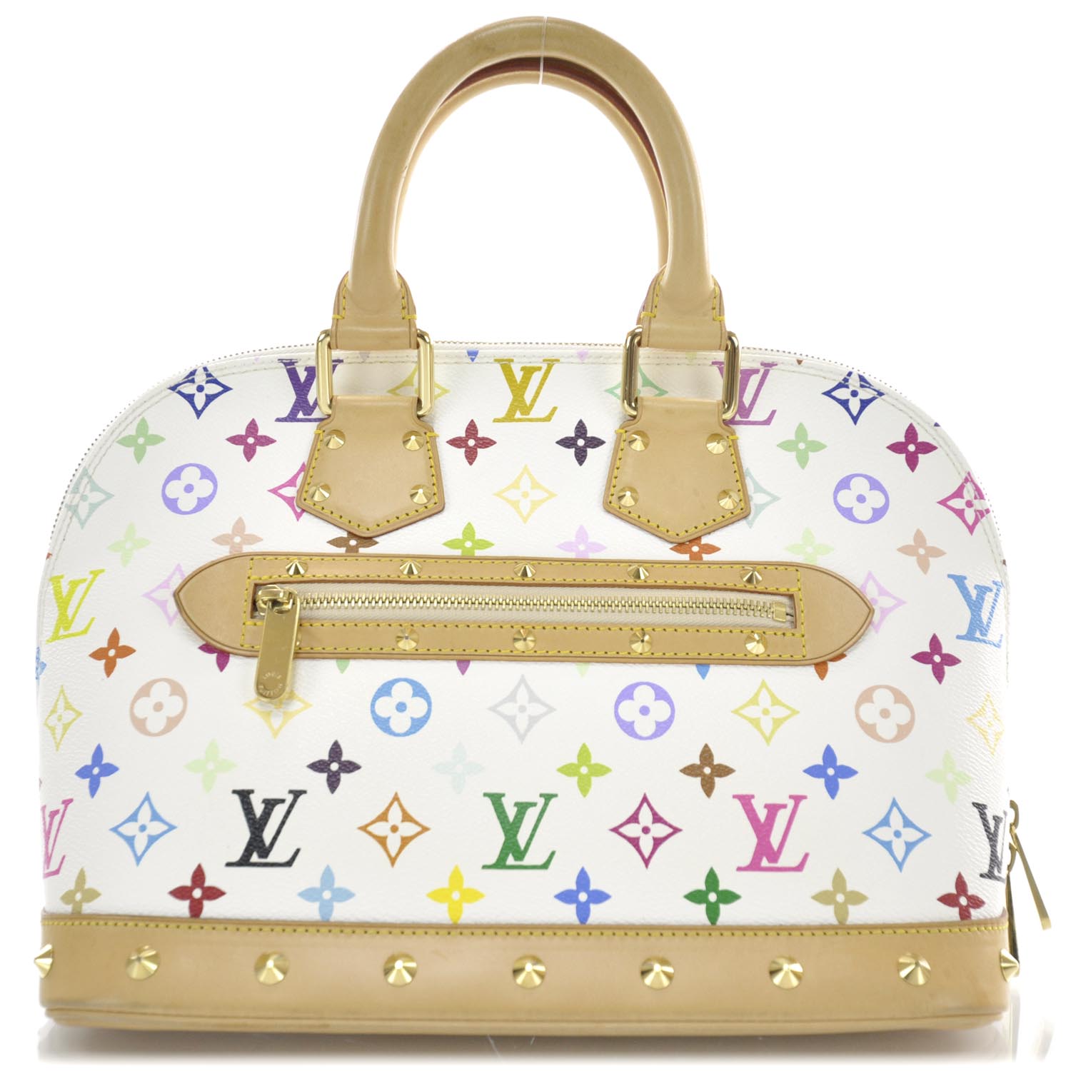 Louis Vuitton Monogram Multicolor Alma White 1 of 9