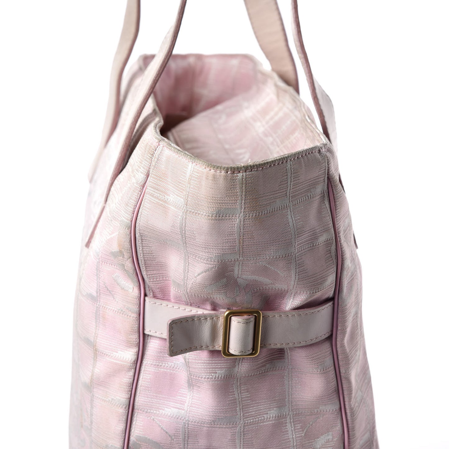 Nylon Medium Travel Tote Pink