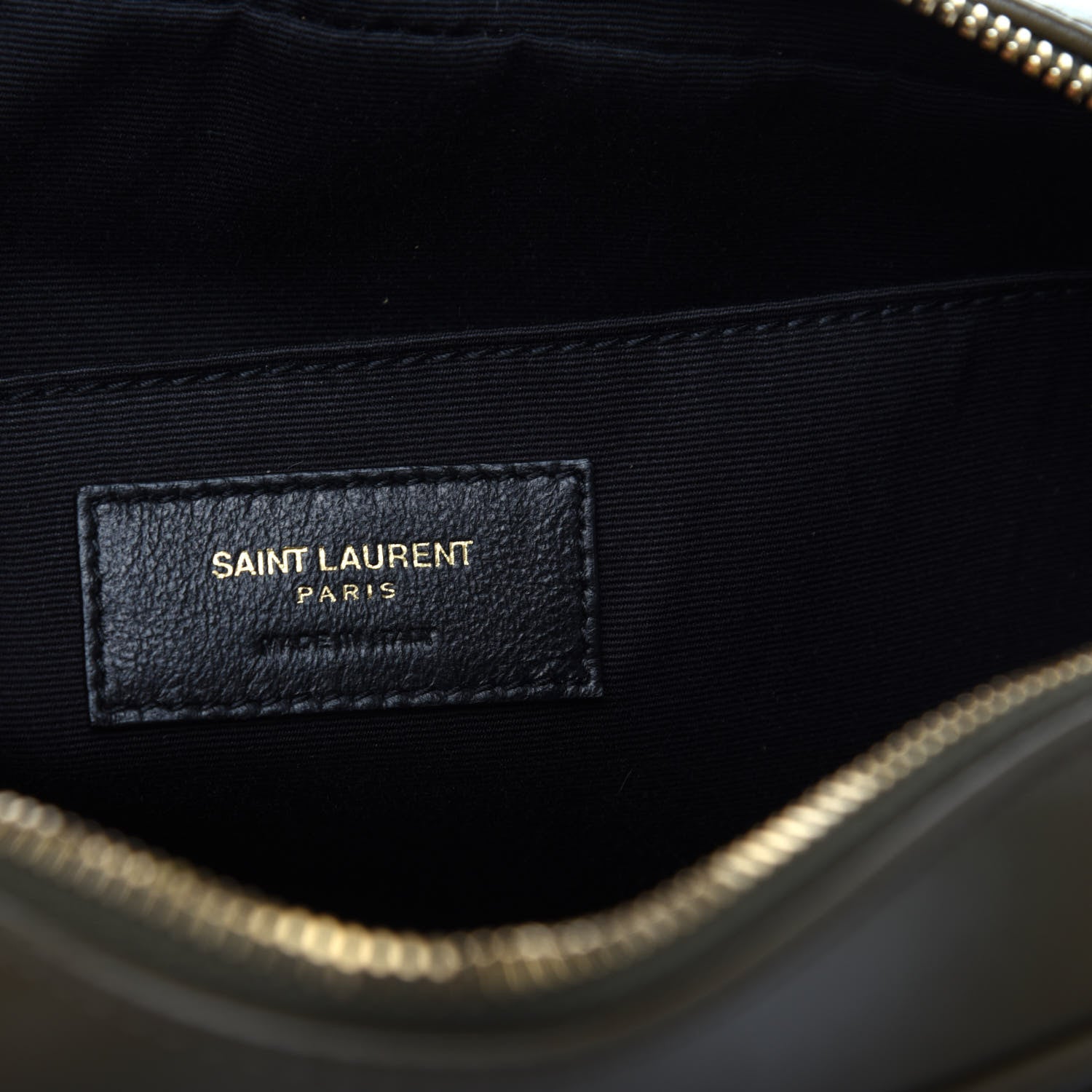 Saint Laurent Calfskin Matelasse Monogram Lou Camera Bag Seaweed 6 of 9