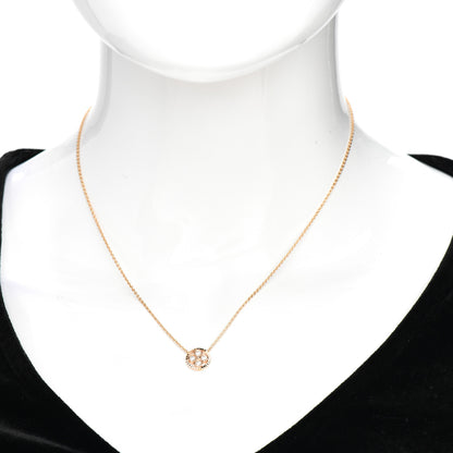 Louis Vuitton 18K Pink Gold Diamond Blossom BB Pendant Necklace 2 of 4